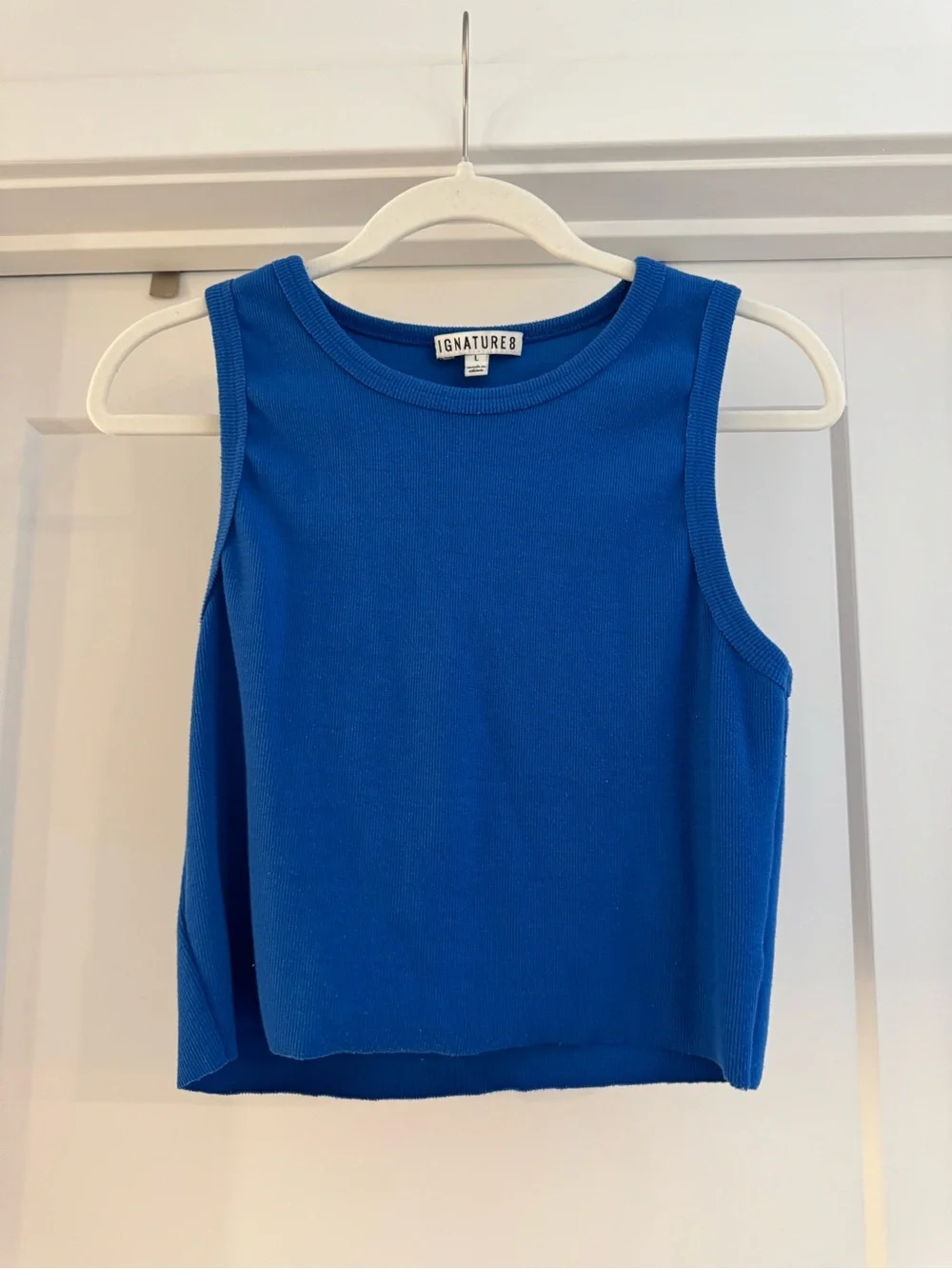 Signature8 Royal Blue Ribbed Tank - Picture 1 of 3